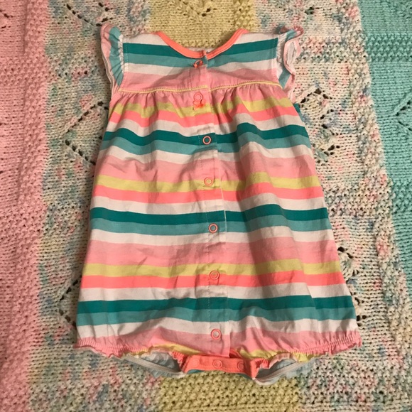 💕 5 snap-up cotton rompers🦀🦄 - Picture 3 of 8